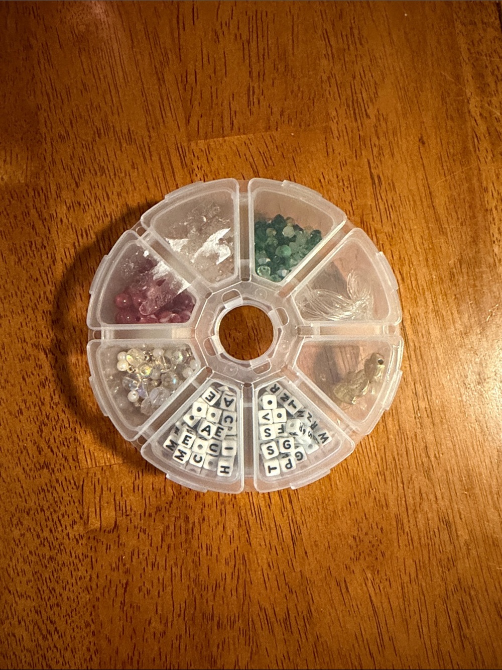 DIY Bead Bracelet Kit with Assorted Beads and Letter Beads - Multicolor